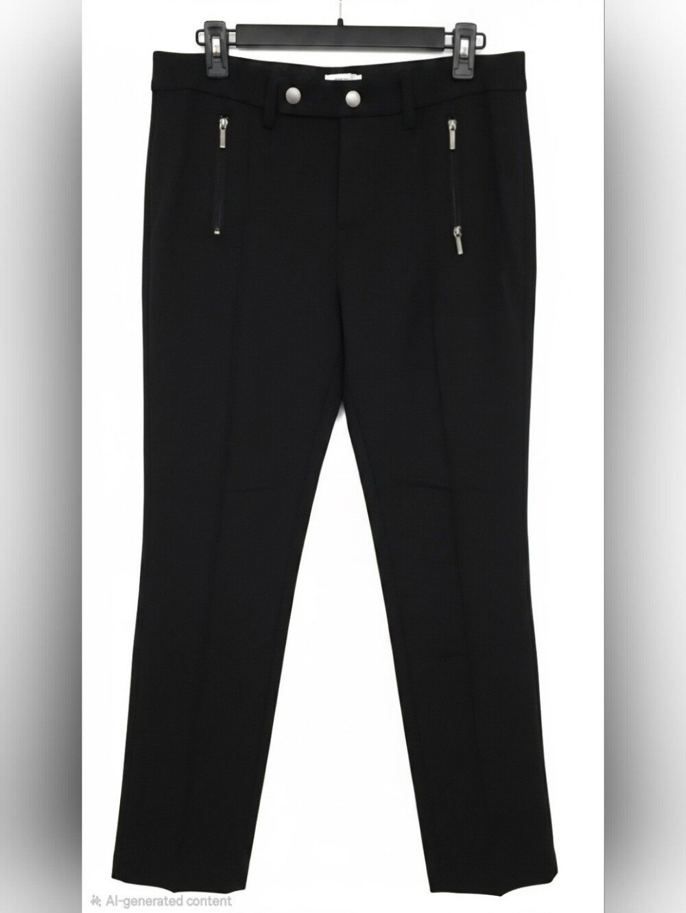 Ralph Lauren Black pants women size 14P Straight Leg.